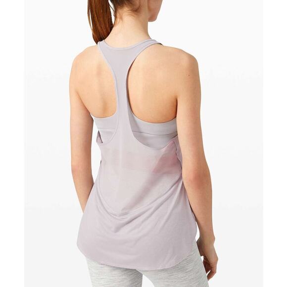 Lululemon Twist Around Tank Iced Iris Size 4 - Picture 2 of 6